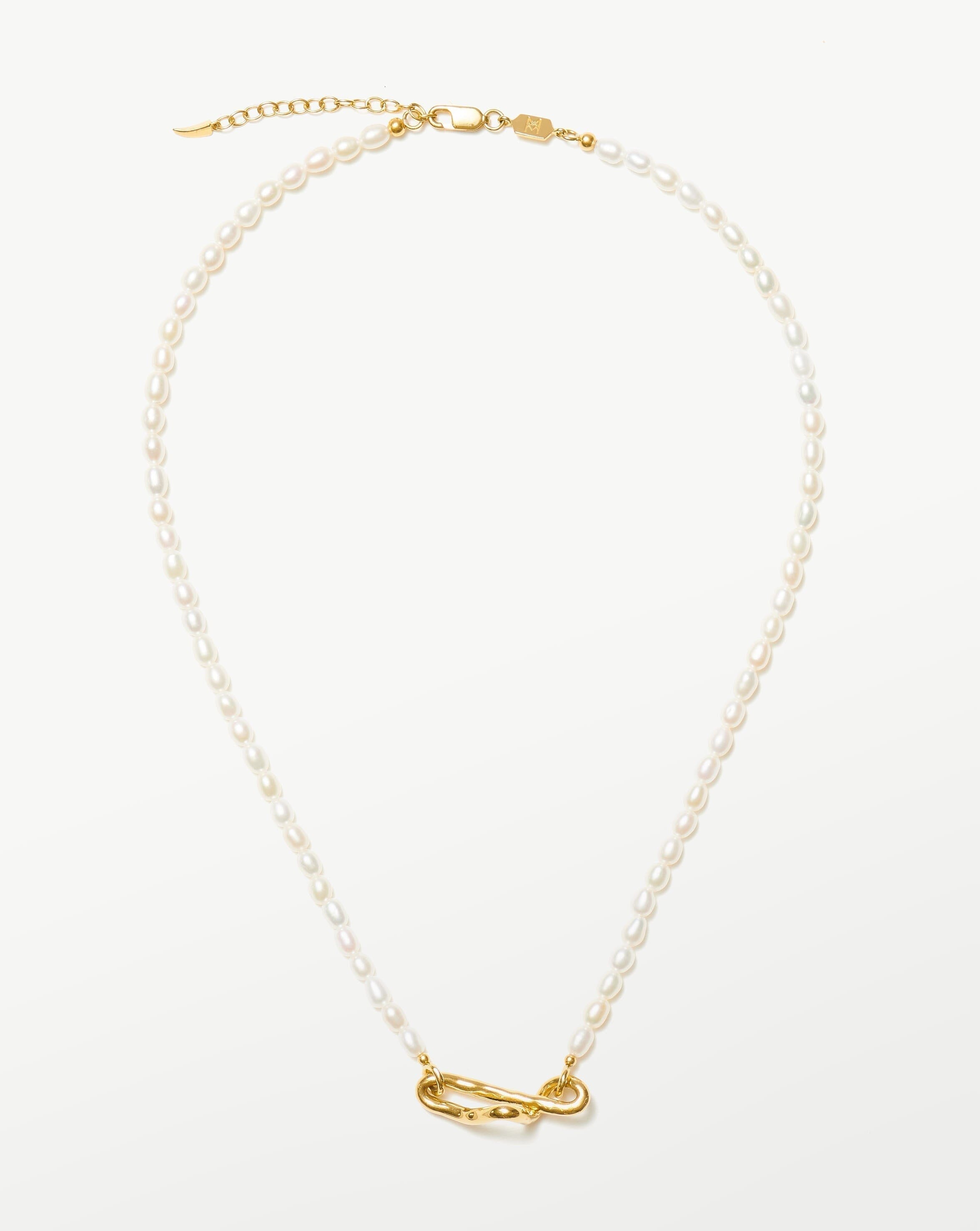 Molten Seed Pearl Knot Necklace | Missoma