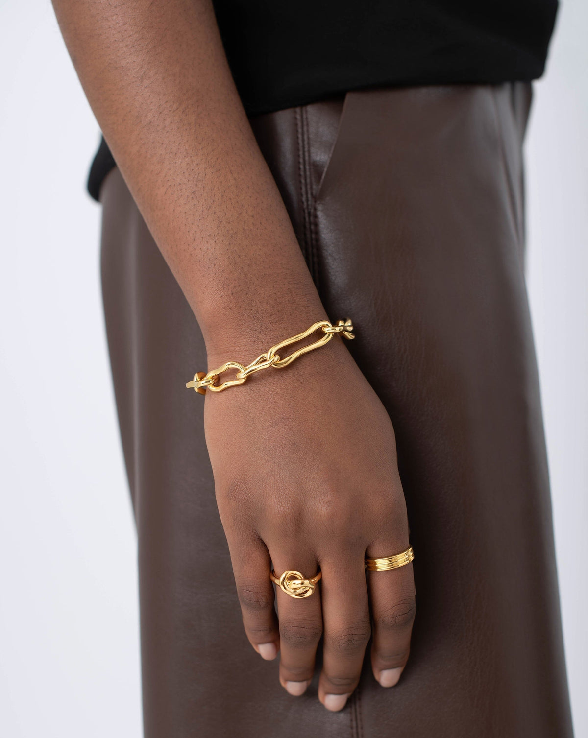 Molten Twisted Infinity Chain Bracelet Missoma