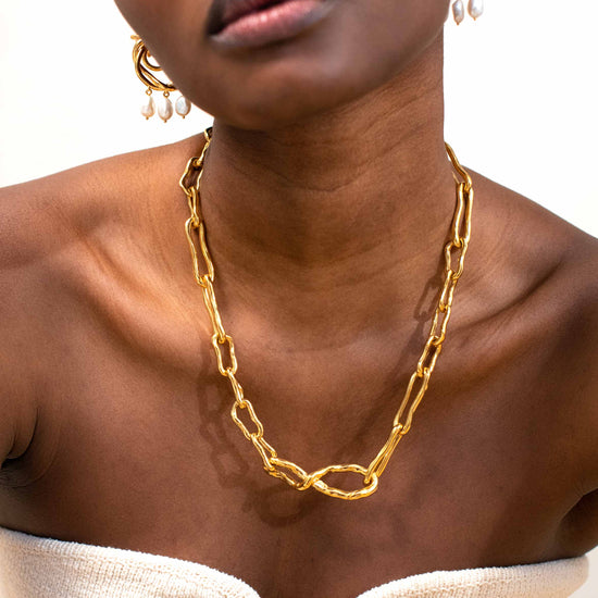 Molten Twisted Infinity Chain Necklace Necklaces Missoma 