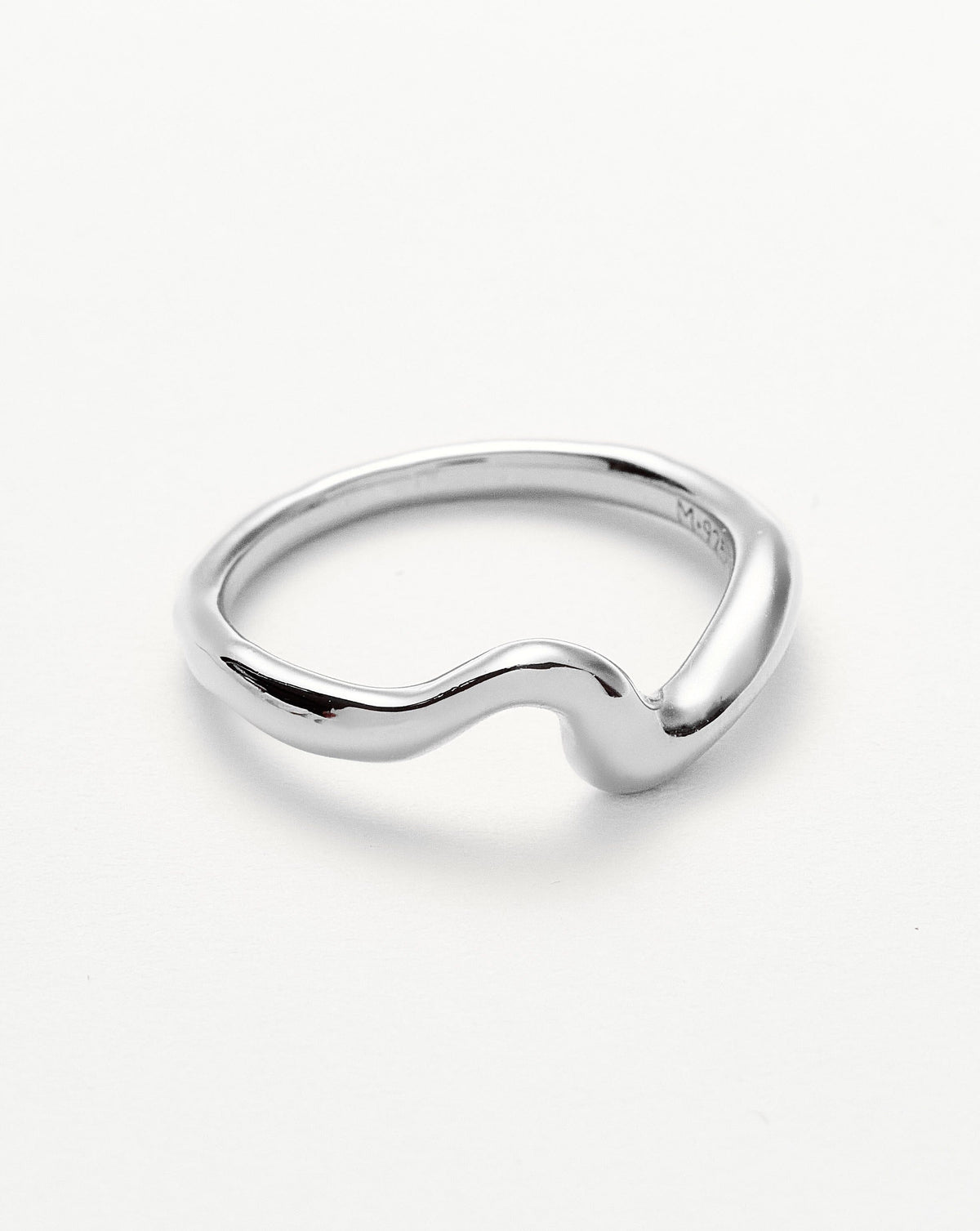 Molten Wave Stacking Ring Rings Missoma 