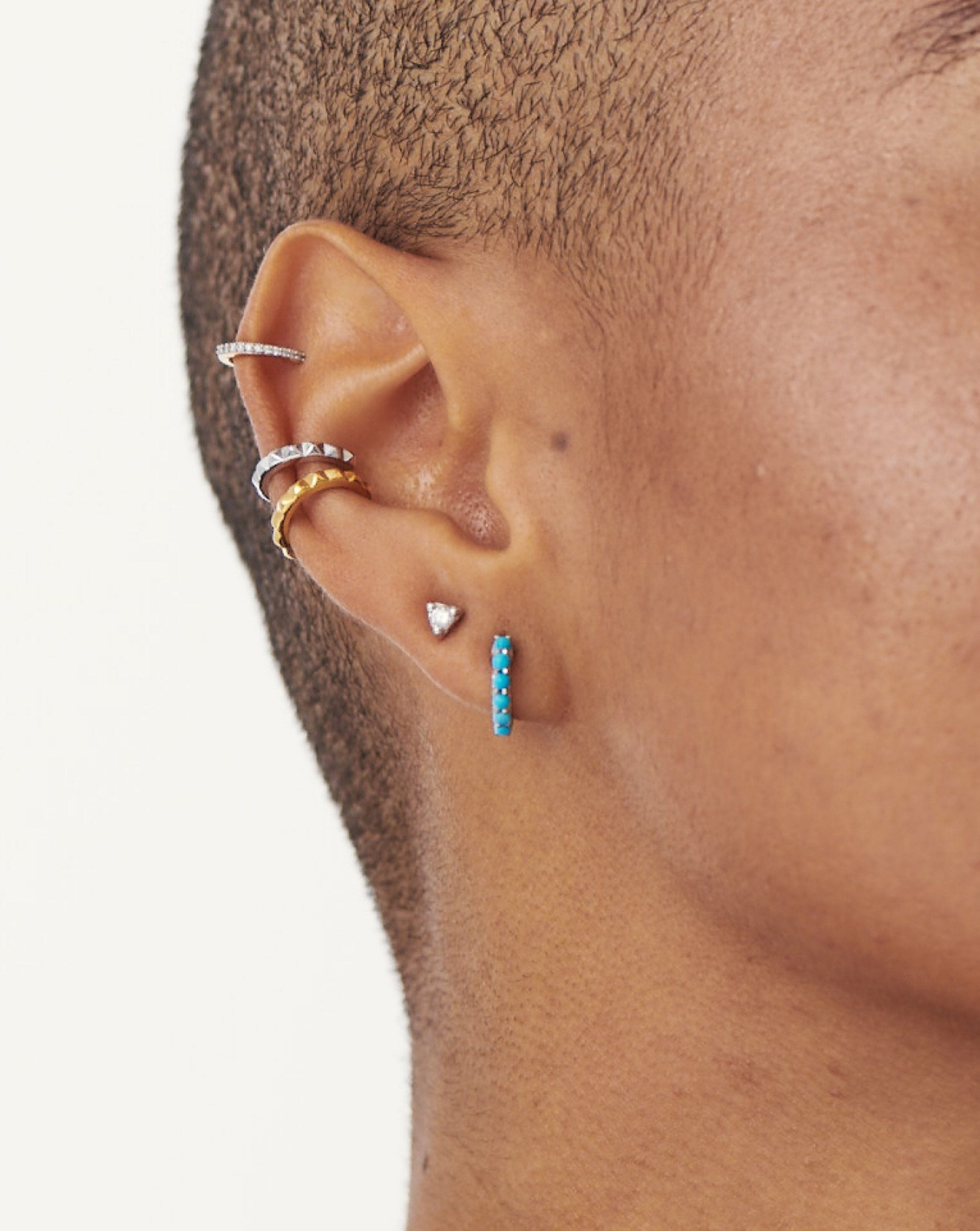 Prism Stud Earrings | Sterling Silver/Cubic Zirconia Earrings Missoma 
