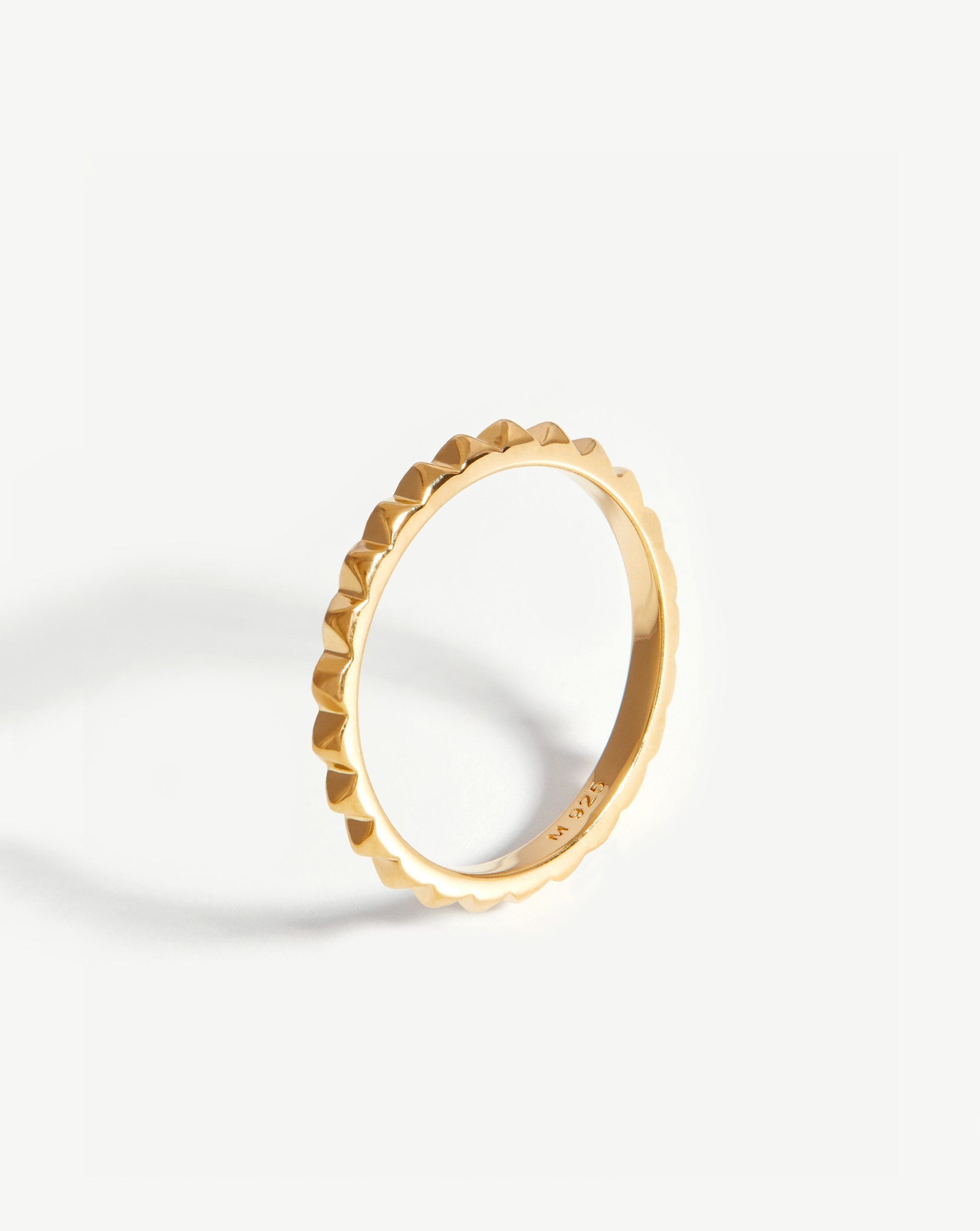 Pyramid Ring | 18ct Gold Plated Vermeil Rings Missoma 