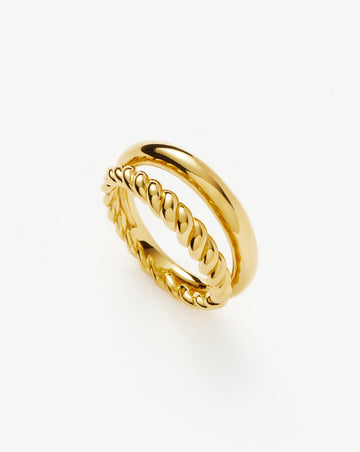 Radial Ring | 18ct Gold Plated Vermeil Rings Missoma 