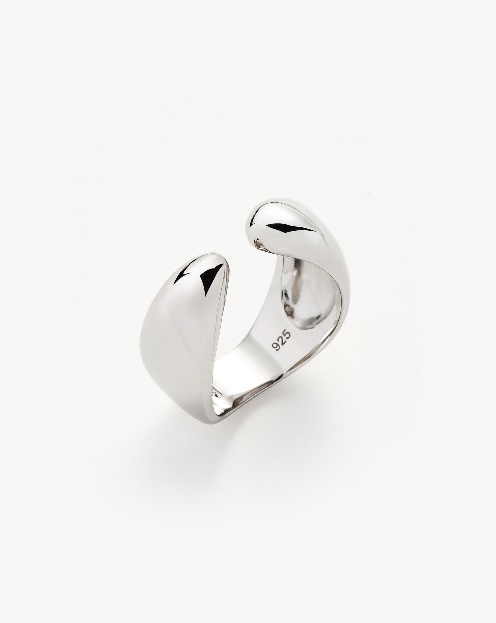 Savi Sculptural Open Stacking Ring | Sterling Silver Rings Missoma 