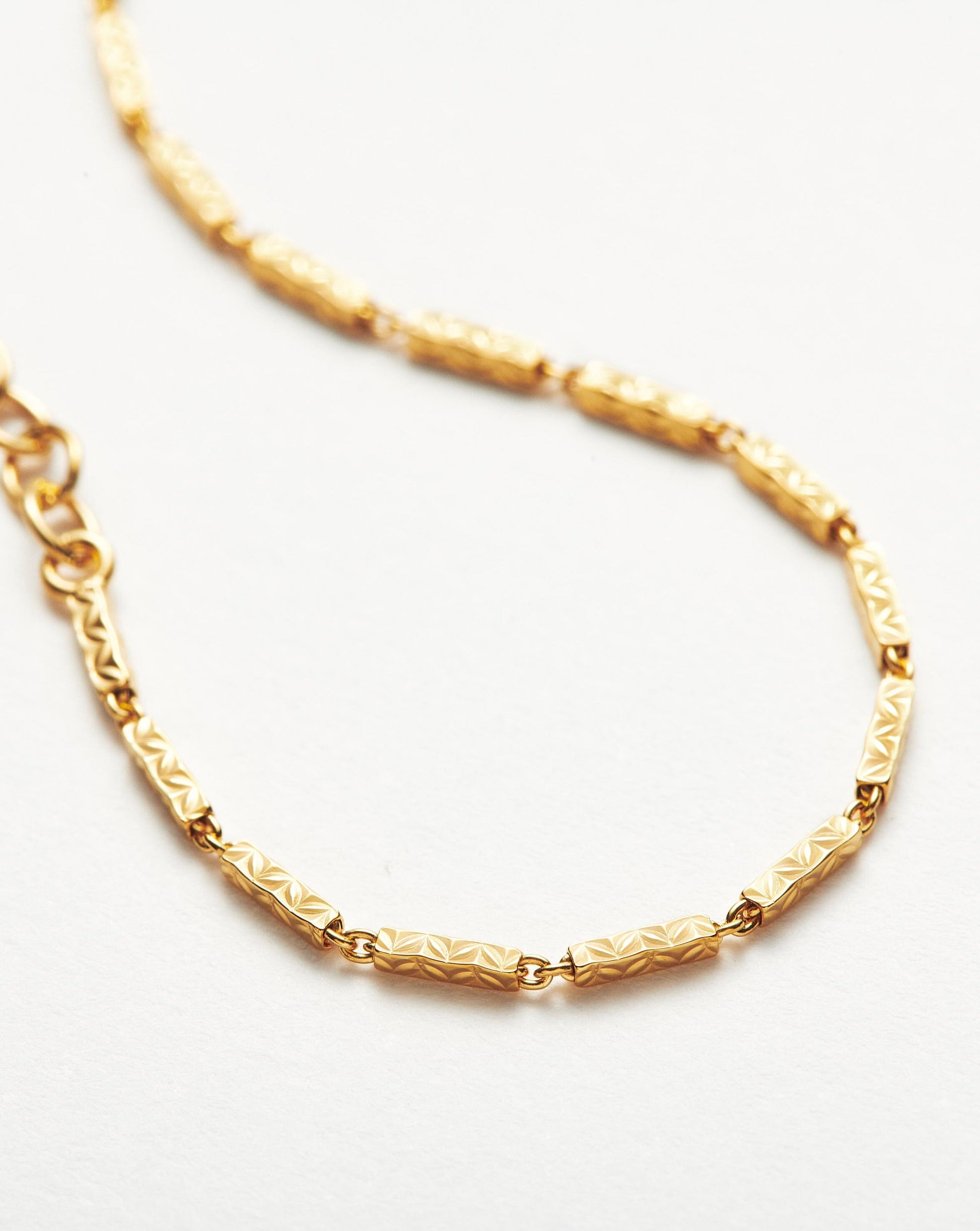 Savi Textured Link Chain Bracelet Bracelets Missoma 