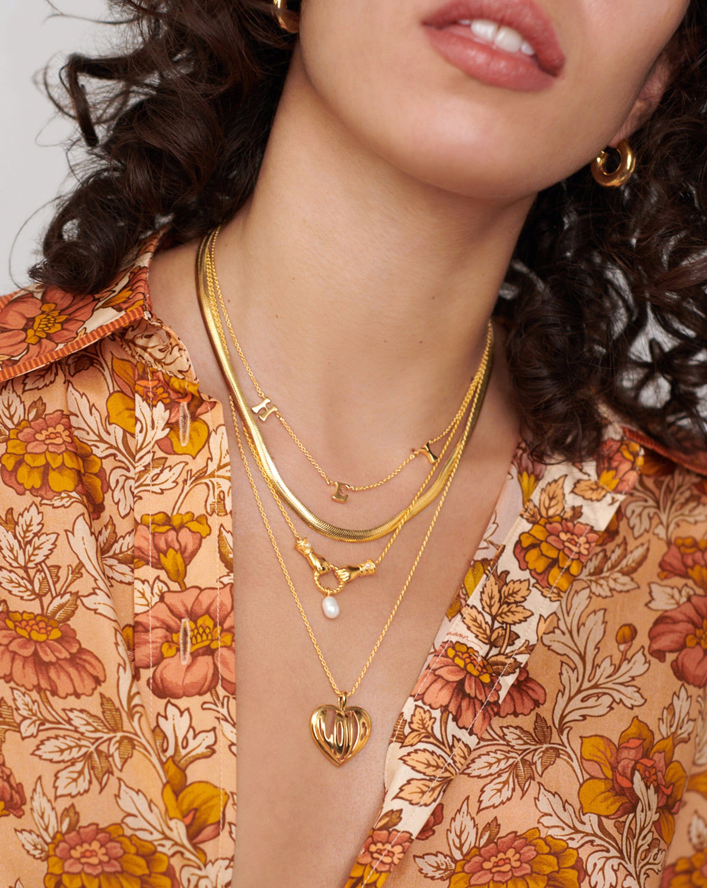 Say Hey Charm Choker | 18ct Gold Plated Vermeil Necklaces Missoma 