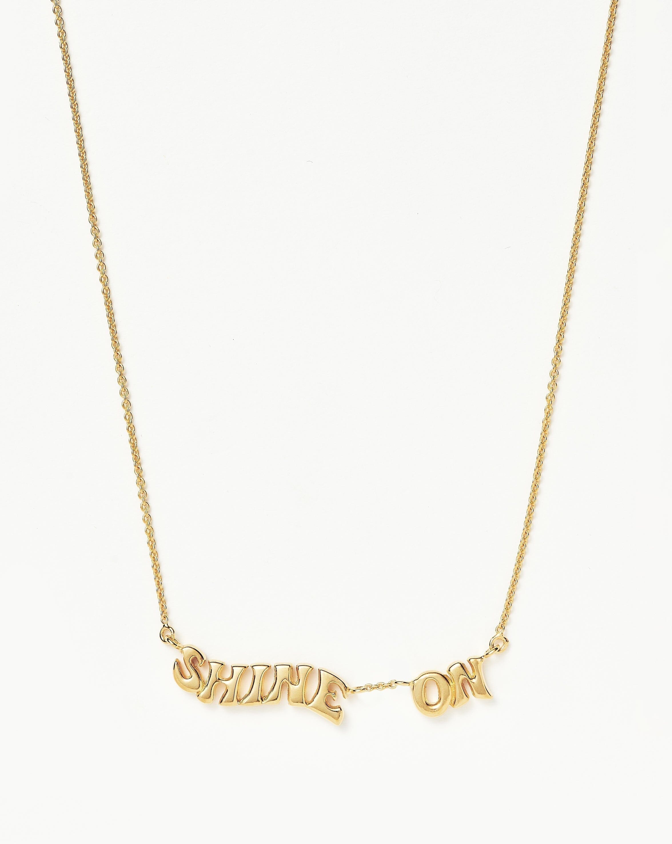 Shine On Pendant Chain Necklace Necklaces Missoma 