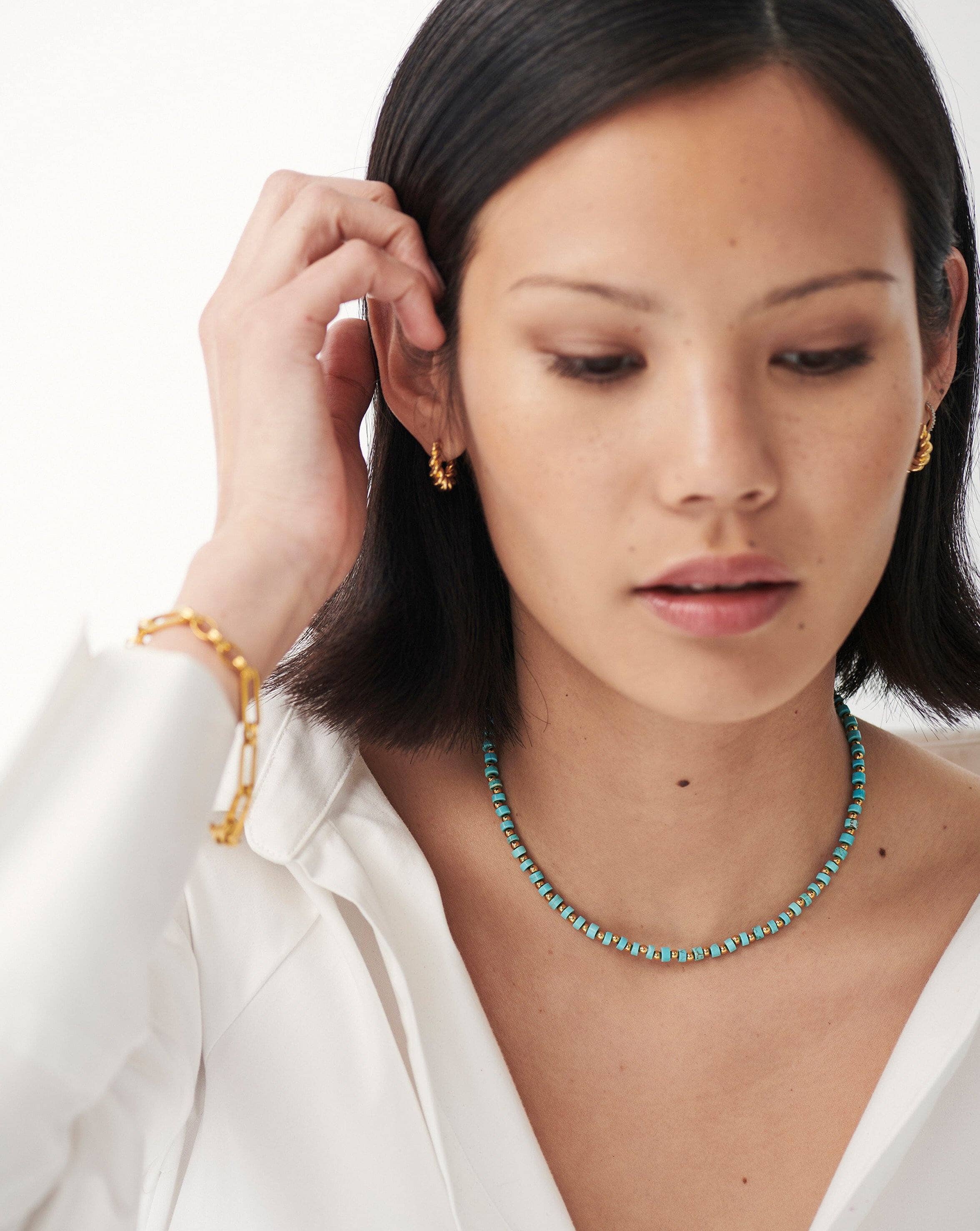 Good Vibes Pearl Multi Beaded Medium Necklace | Missoma
