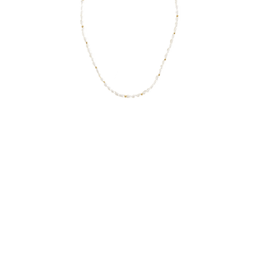 Short Seed Pearl Beaded Necklace | 18ct Gold Plated/Pearl Necklaces Missoma 