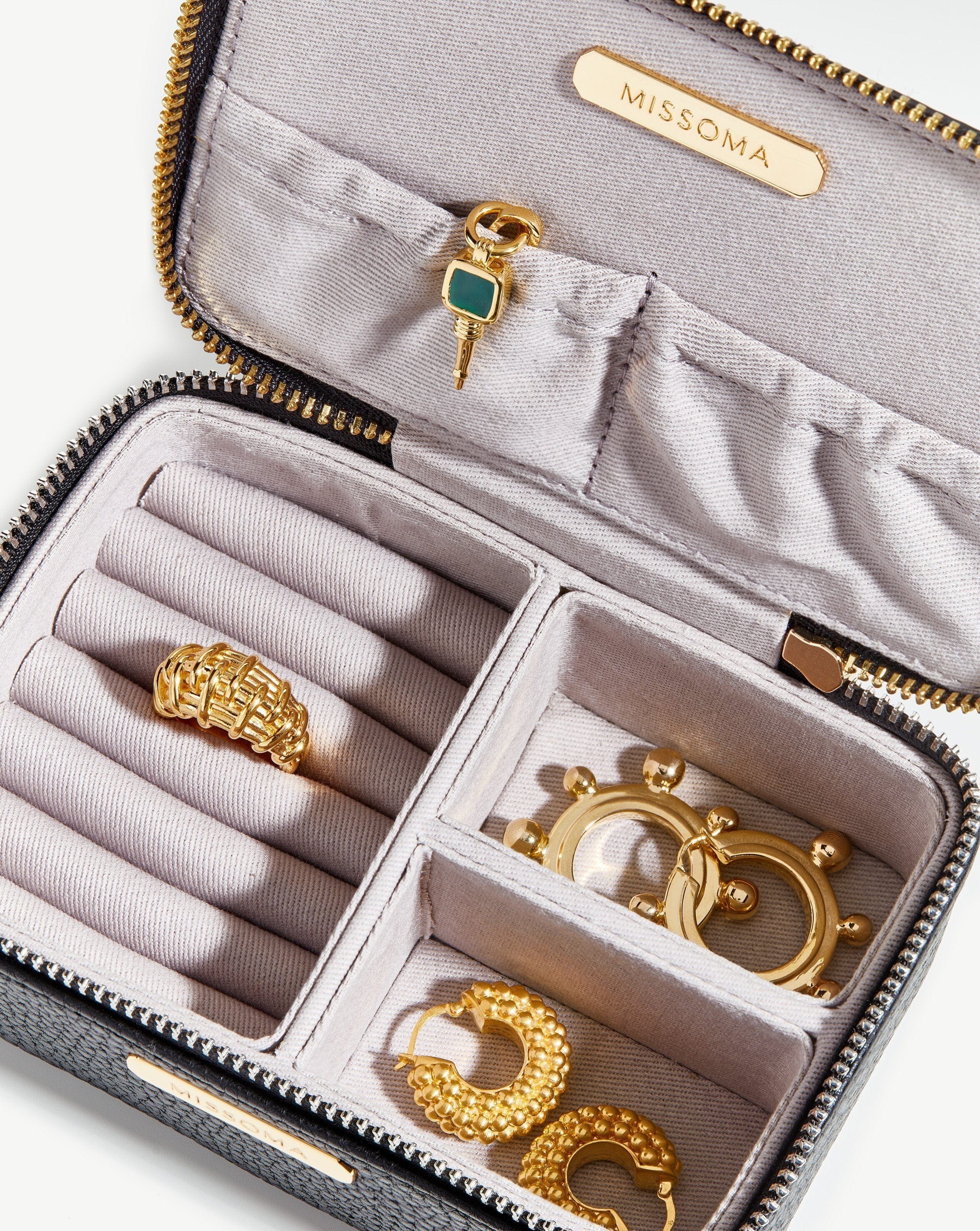 Small Jewelry Case | Matte Black Accessories Missoma 