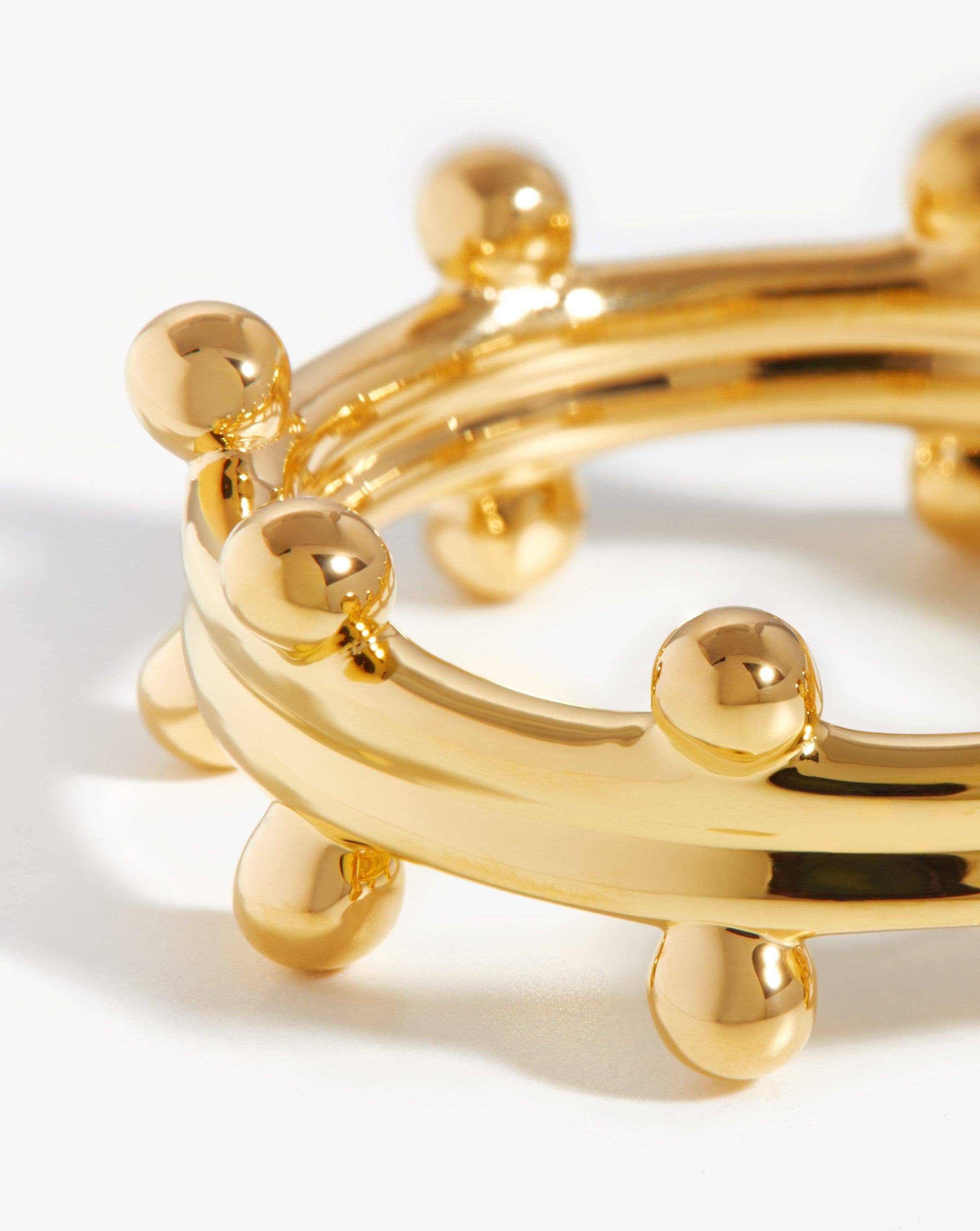 Sphere Beaded Ring | 18ct Gold Plated Vermeil Rings Missoma 
