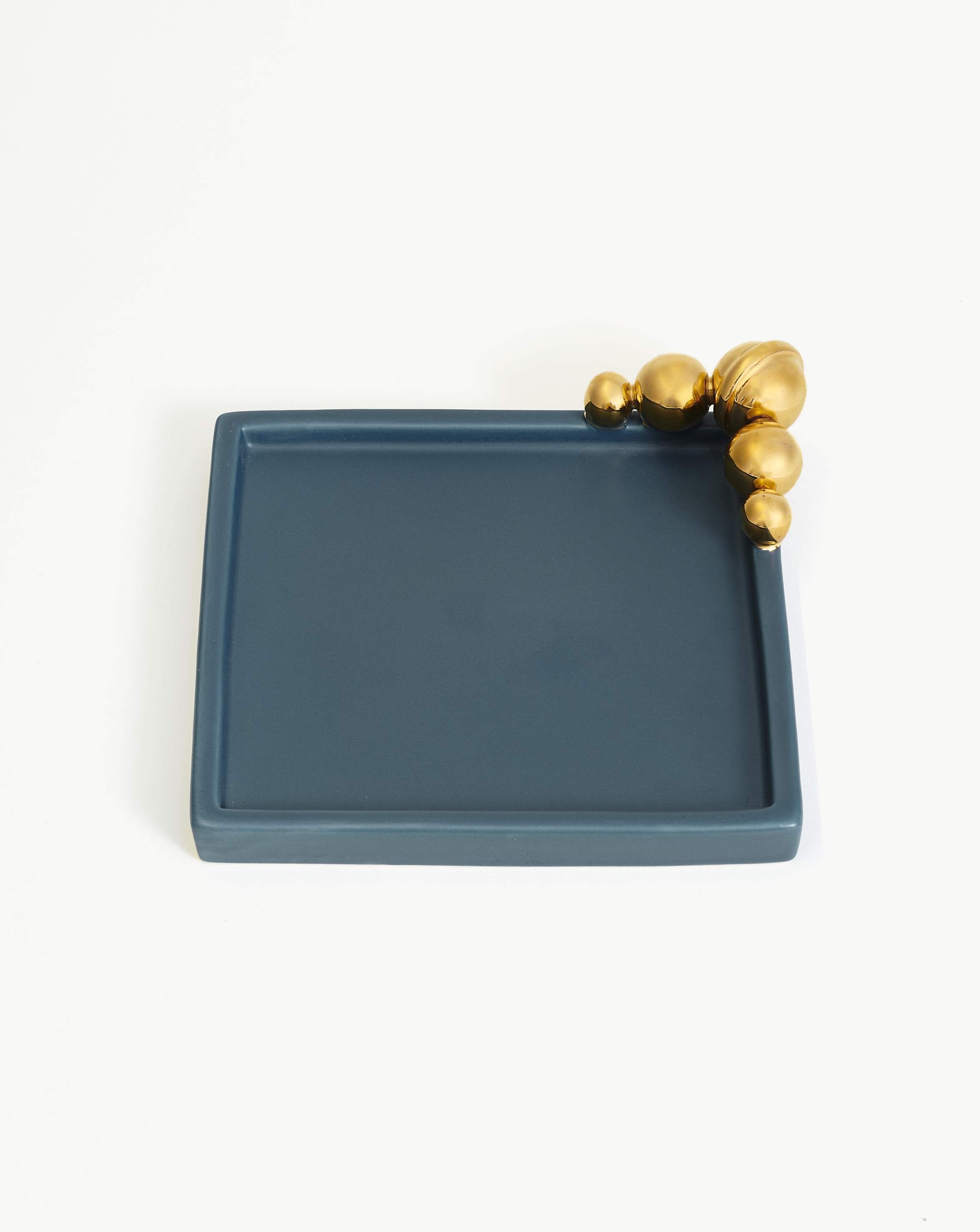 Spheres of Influence Ceramic Trinket Tray | Ceramic/Blue Homeware Missoma 