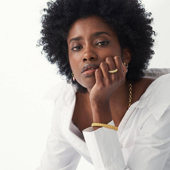 Tidal Ring | 18ct Gold Plated Vermeil Rings Missoma 