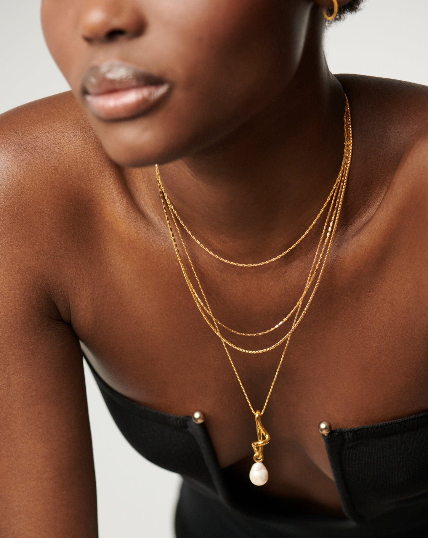 Twisted Chain Choker Necklaces Missoma 