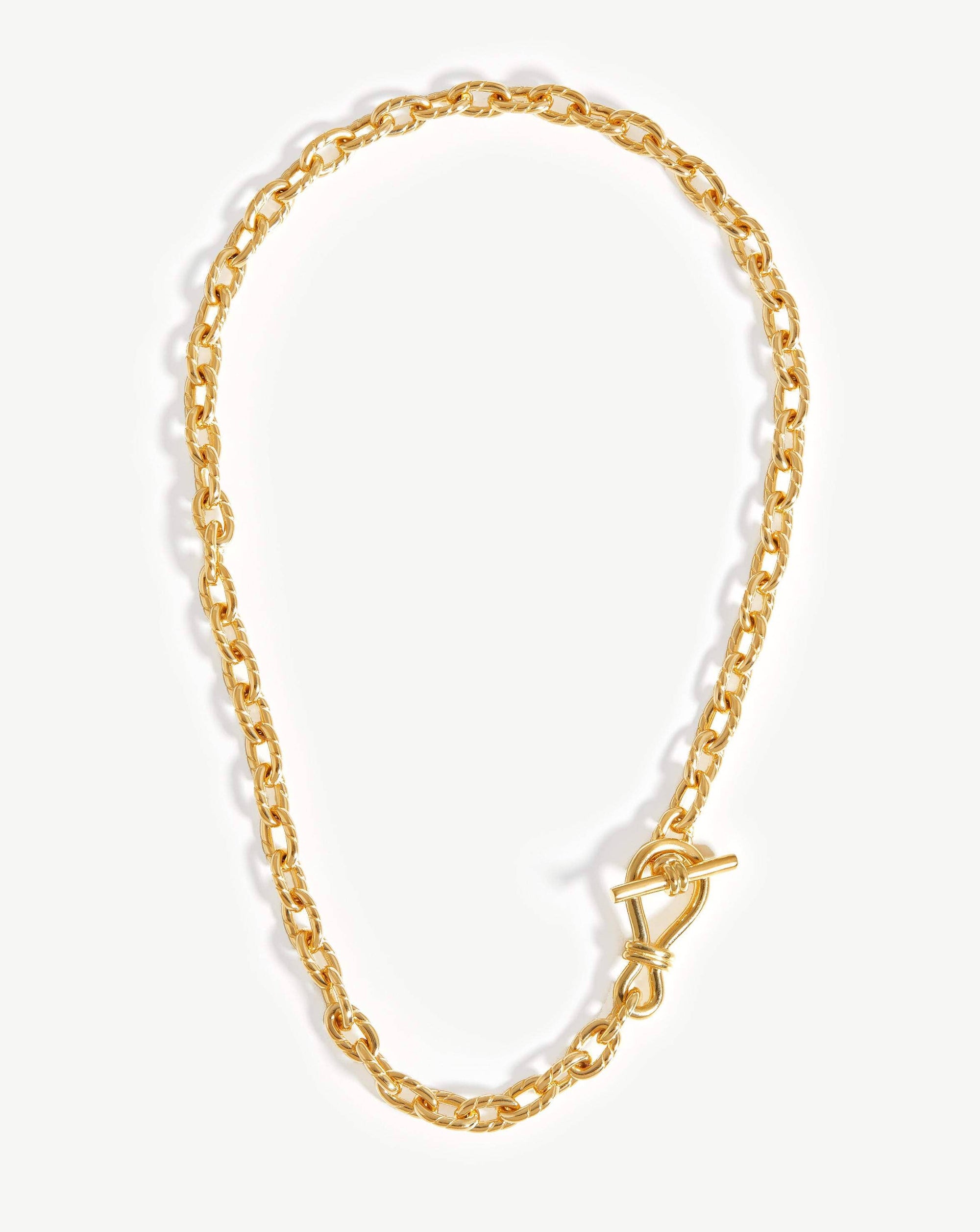 Twisted Link TBar Chain Necklace Missoma