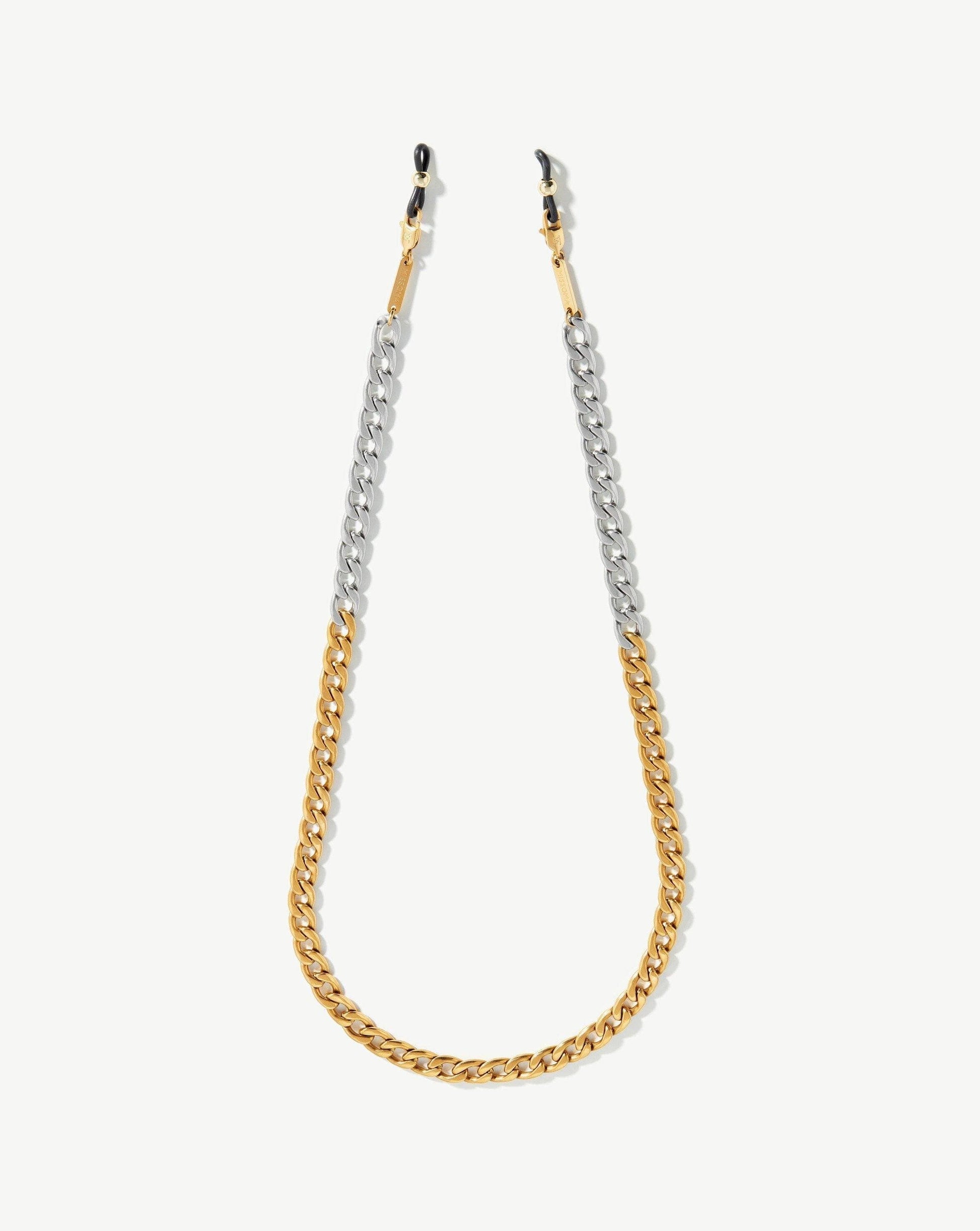Two Tone Curb Eyewear Chain | 18ct Gold Plated/Silver Plated Accessories Missoma 
