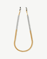 Two Tone Curb Eyewear Chain | 18ct Gold Plated/Silver Plated Accessories Missoma 