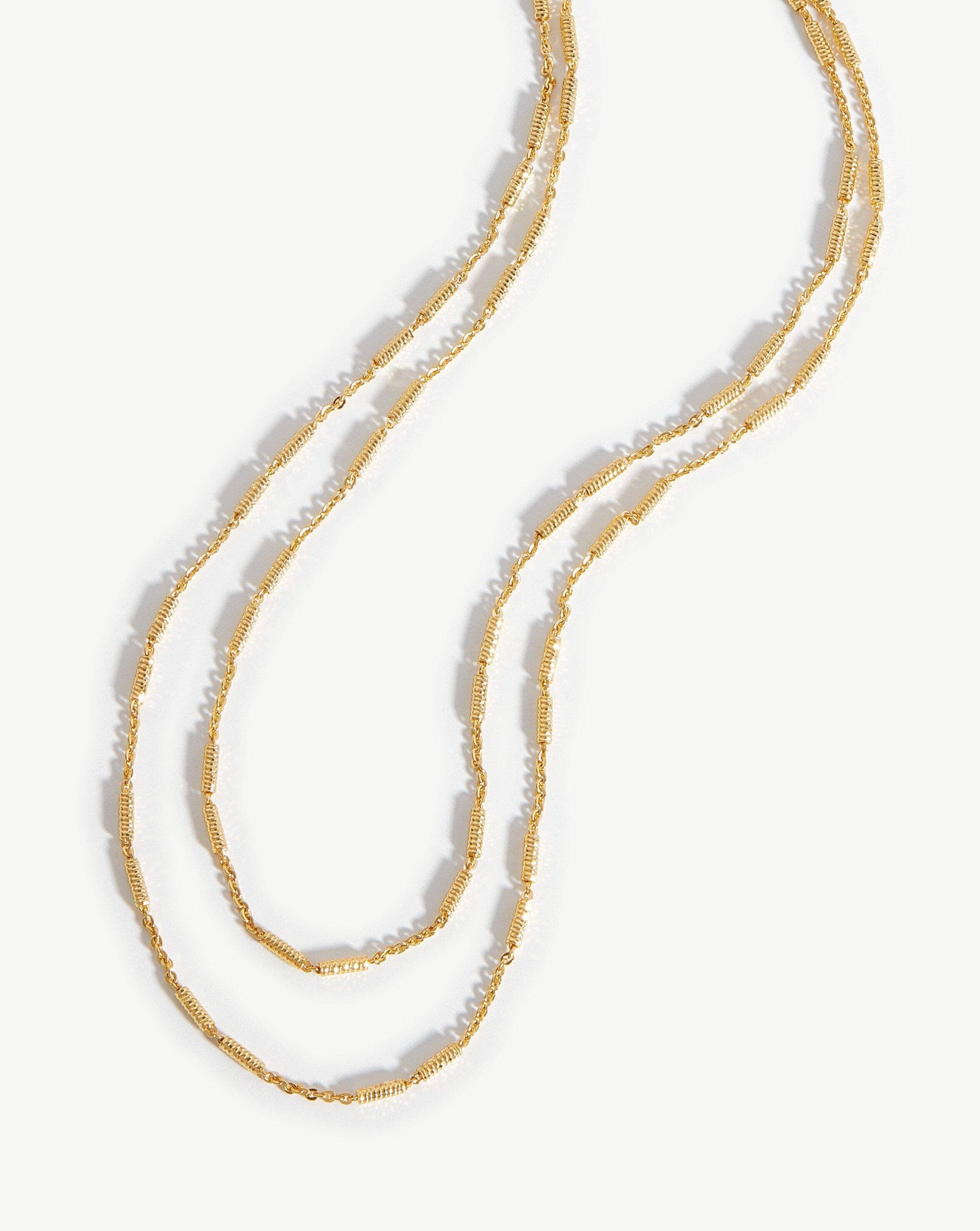 Vervelle Double Chain Necklace Necklaces Missoma 
