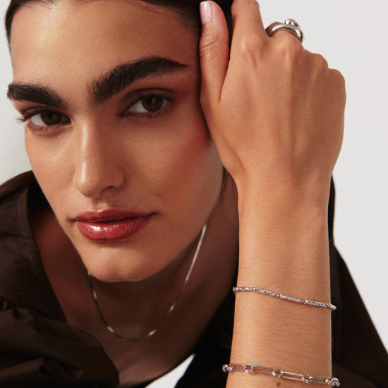 Wavy Ridge Chain Bracelet Bracelets Missoma 