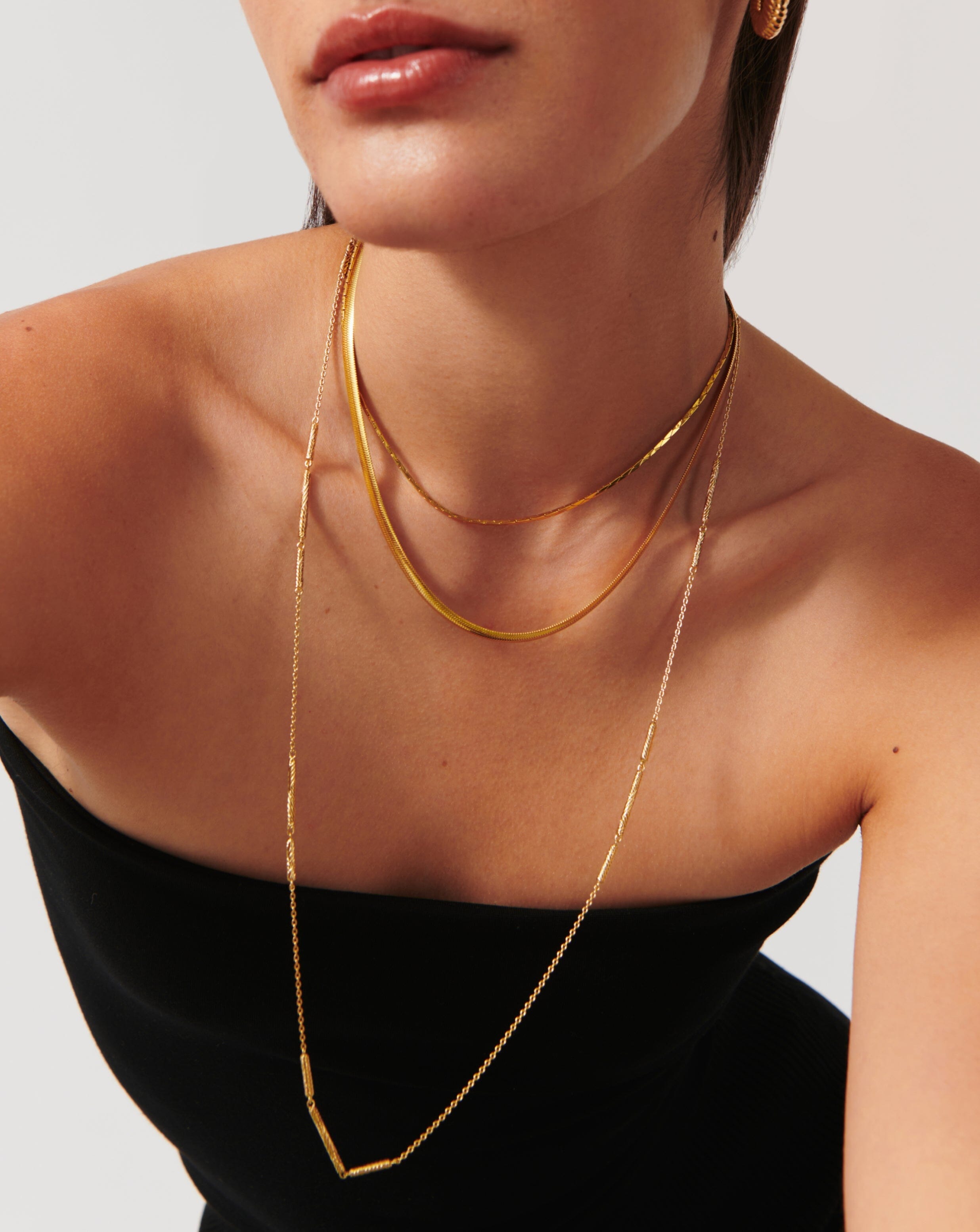 Mariner Long Chain Necklace, 18ct Gold Plated Necklaces