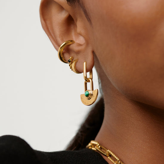 Zenyu Fan Gemstone Drop Earrings Earrings Missoma 