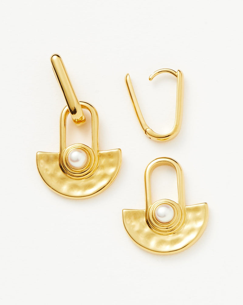 Zenyu Fan Gemstone Drop Earrings Earrings Missoma