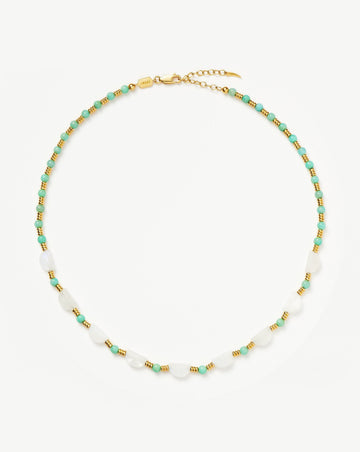 Zenyu Gemstone Beaded Choker Necklaces Missoma 