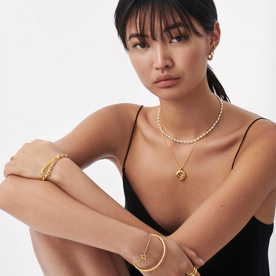 Zodiac Constellation Pendant Necklace - Gemini | 18ct Gold Plated Vermeil/Gemini Necklaces Missoma 